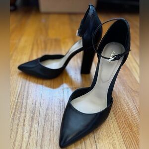 Black Aldo Block Heels